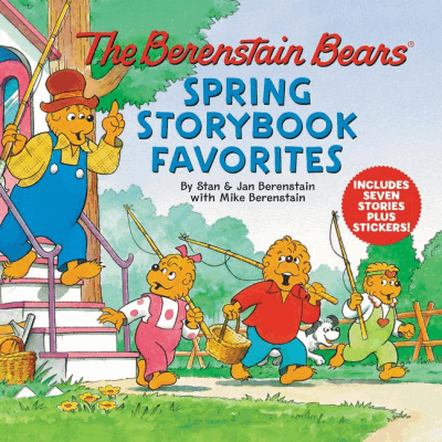 Berenstain Bears Spring Storybook Favorites Harcover  Book with Seven Stories and Stickers 