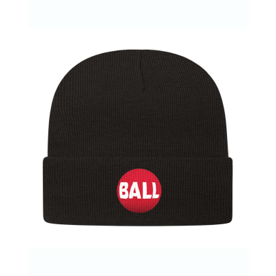 Embroidered Knit Beanie 