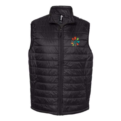 Independent Trading Co. - Puffer Vest Embroidered or Similar