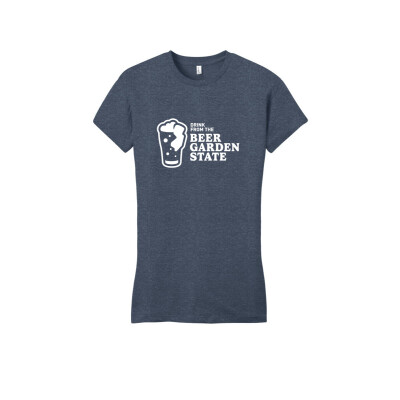 Women's Beer Garden State Fitted Tee