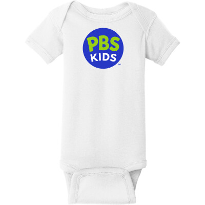 PBS KIDS Logo Infant Short Sleeve Baby Rib Bodysuit