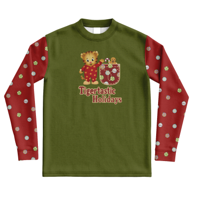 Daniel Tiger Tigertastic Holiday Sweatsuit Top - YOUTH