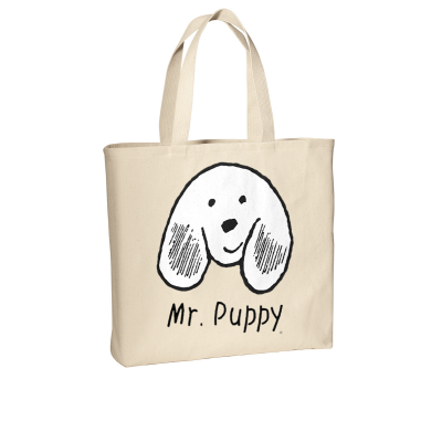 Mr Puppy Canvas Tote