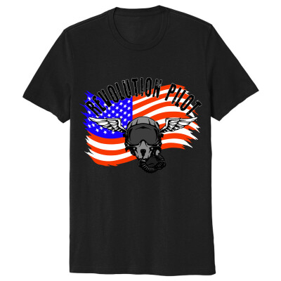 Revolution Pilot Flag Unisex Organic Cotton Tee
