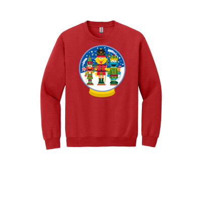 Sesame Street Nutcracker Snow Globe Adult Unisex Sweatshirt