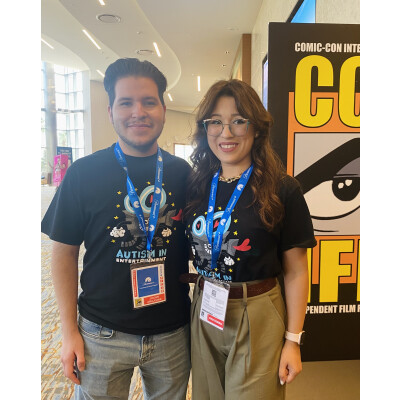 Jorge Guiterrez Autism in Entertainment Art Unisex Organic Cotton Tee