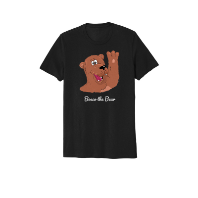 Bosco the Bear Adult Unisex Organic Cotton Tee