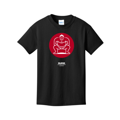 Sumo Red Circle Graphic Youth T-Shirt