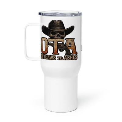 Outlaw Travel Mug with a Handle