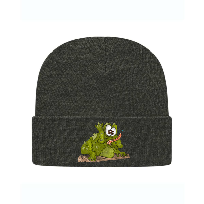 Ruppert the Toad Embroidered Knit Beanie