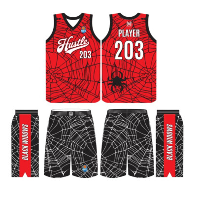 BLACK WIDOWS - CUSTOM BASKETBALL UNIFORM