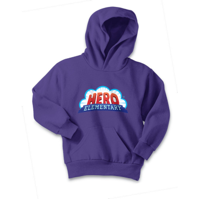 Hero Elementary -  Youth Hoodie