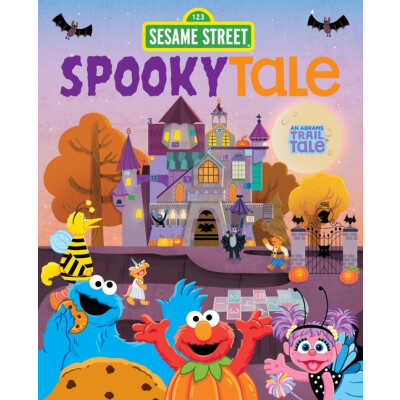 Sesame Street SpookyTale (An Abrams Trail Tale): A Halloween Visit to Count's Castle – Interactive Board Book