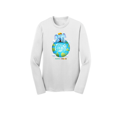 Bubbles & Friends Earth Day Planet Children's Long Sleeve Tee