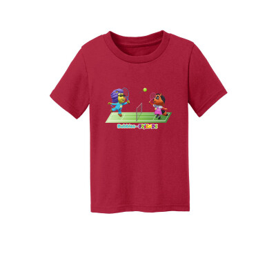 Bubbles and Friends - Summer Games Collection Tennis Match Toddler T-Shirt