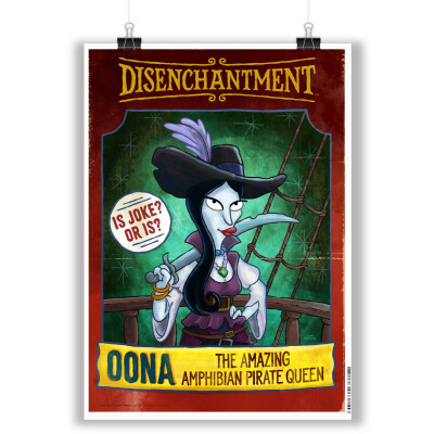 Oona Sideshow Poster: Size A2 (23.4" x 16.5")