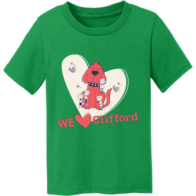 We Heart Clifford Toddler Tee