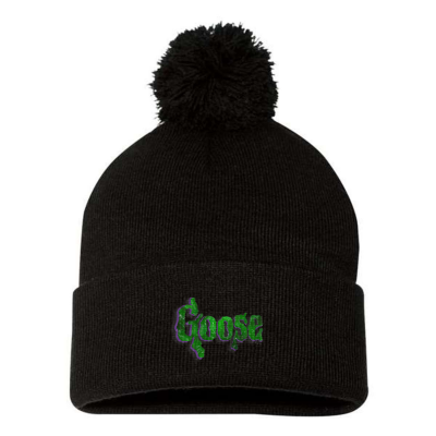 Goose-Bumps Pom-Pom 12 Knit Beanie