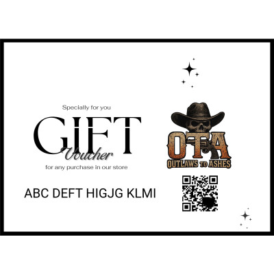 Outlaws Gift Card  $25 - $250