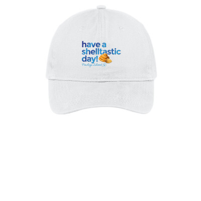 Have a Shelltastic Day Stacked Brushed Twill Dad Cap - Printed
