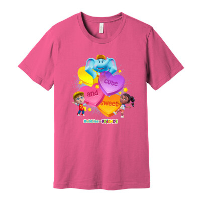 Bubbles & Friends Sweet and Cute Adult/Unisex T-Shirt
