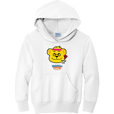 Bubbles & Friends- Friends from Happyville  'Bongo Bear' Children's Fleece Pullover Hooded Sweatshirt