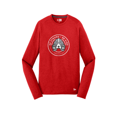 New Era Serice Performance Long Sleeve Crew Tee