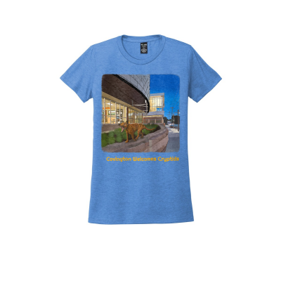 Tasmanian Tiger at the Kenton County Library Tri-Blend Tee