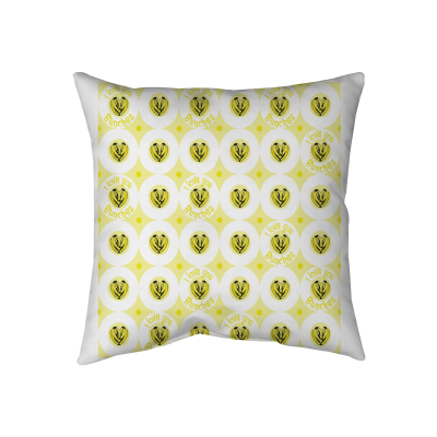I  LOVE You Bunches! Banana Print Throw Pillow - Two-Sided Spun Polyester (Insert included) - Assorted Sizes (14x14, 16x16, 18x18, 20x20, 26x26)
