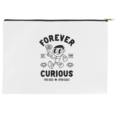 PBS KIDS Forever Curious Accessory Pouch with Black Zipper - 8.5" x 6"