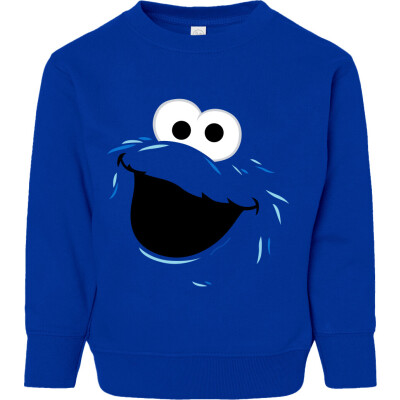 Cookie Monster Face Toddler Sweatshirt