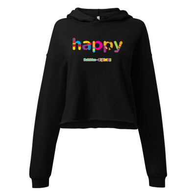 Bubbles & Friends Women's Cropped Hoodie