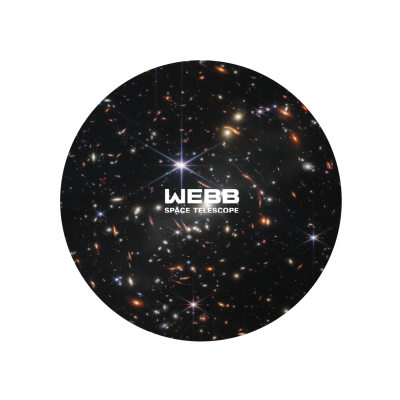 Webb's First Deep Field (NIRCam Image) Coaster-Sandstone-Round