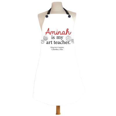 Aminah Teaching Artist Apron