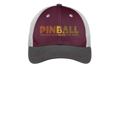 Official Pinball Embroidered Tri-Tone Mesh Back Trucker Cap