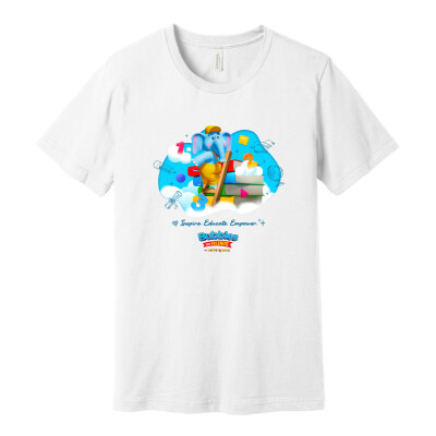 Bubbles & Friends Inspire Educate Empower Unisex Short Sleeve Tee