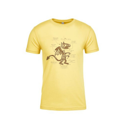 Lefty Luci Diagram - Men's T-Shirt
