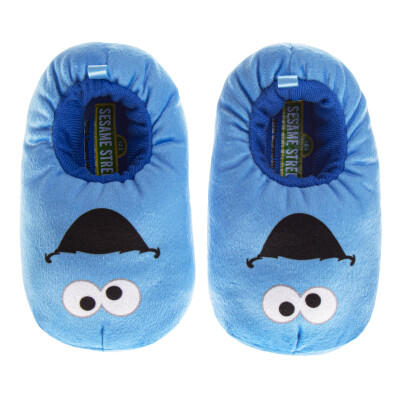 Sesame Street Cookie Monster Design Boys' Slippers (Toddler/Big Kids)