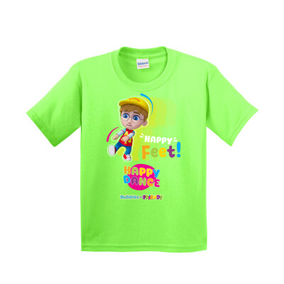 Bubbles and Friends – Happy Dance Collection Happy Feet Children T-Shirt