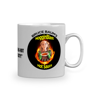 11oz White NogginBlast! LOGO Ceramic Mug