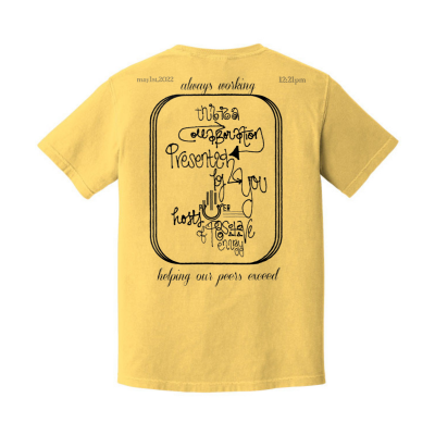 Power x H.O.P.E  Heavyweight Tee (Light Colors)