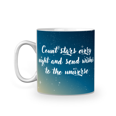 "Count Stars" 11oz White Ceramic Mug