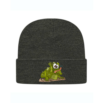 Ruppert the Toad Embroidered Knit Beanie