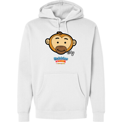 Bubbles & Friends- Friends from Happyville 'Gibby Gibbon' Midweight Hooded Sweatshirt- Unisex