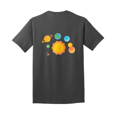 Sid the Science Kid - Outer Space Adult Unisex T-Shirt - Front and Back Design