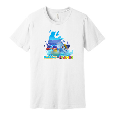 Bubbles and Friends - Summer Games Collection Bubbles Swim Adult T-Shirt