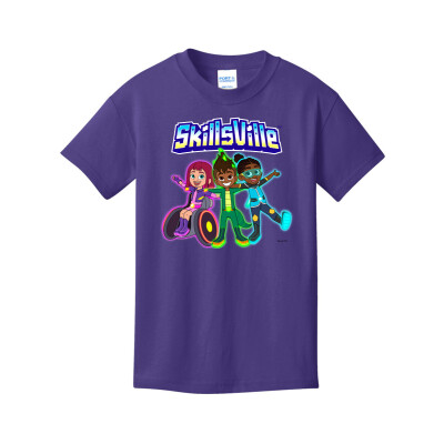 Skillsville Gamers - Youth Core Cotton Tee