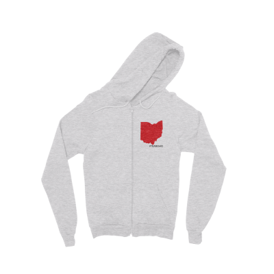 #TEAMOHIO Men's Zip Hoodie