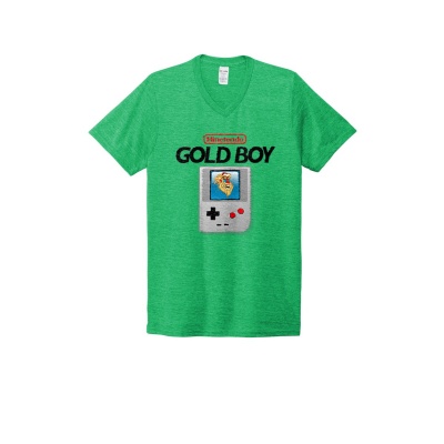 GOLD BOY - Allmade® Unisex Tri-Blend V-Neck Tee or Similar