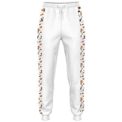 Halloween Border Youth Performance Jogger White